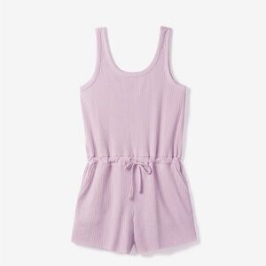 Noize Lilac Ribbed Jumpsuit